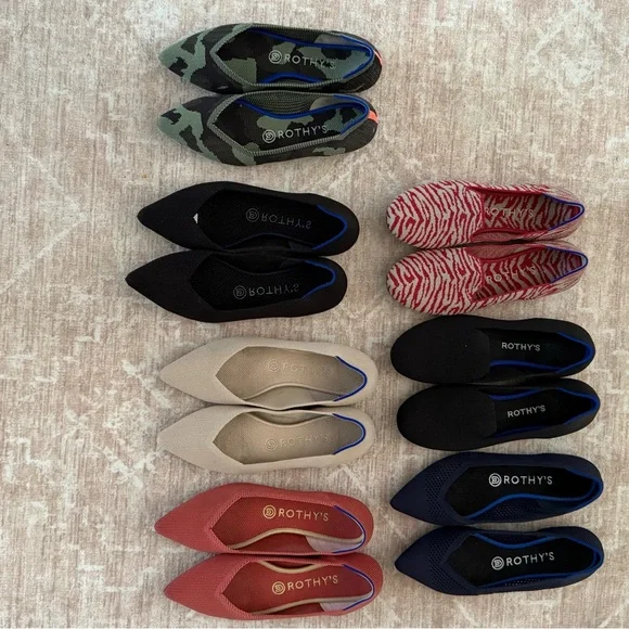 Rothy's flats bundle seven pairs!- Size 7-7.5 - Picture 9 of 9